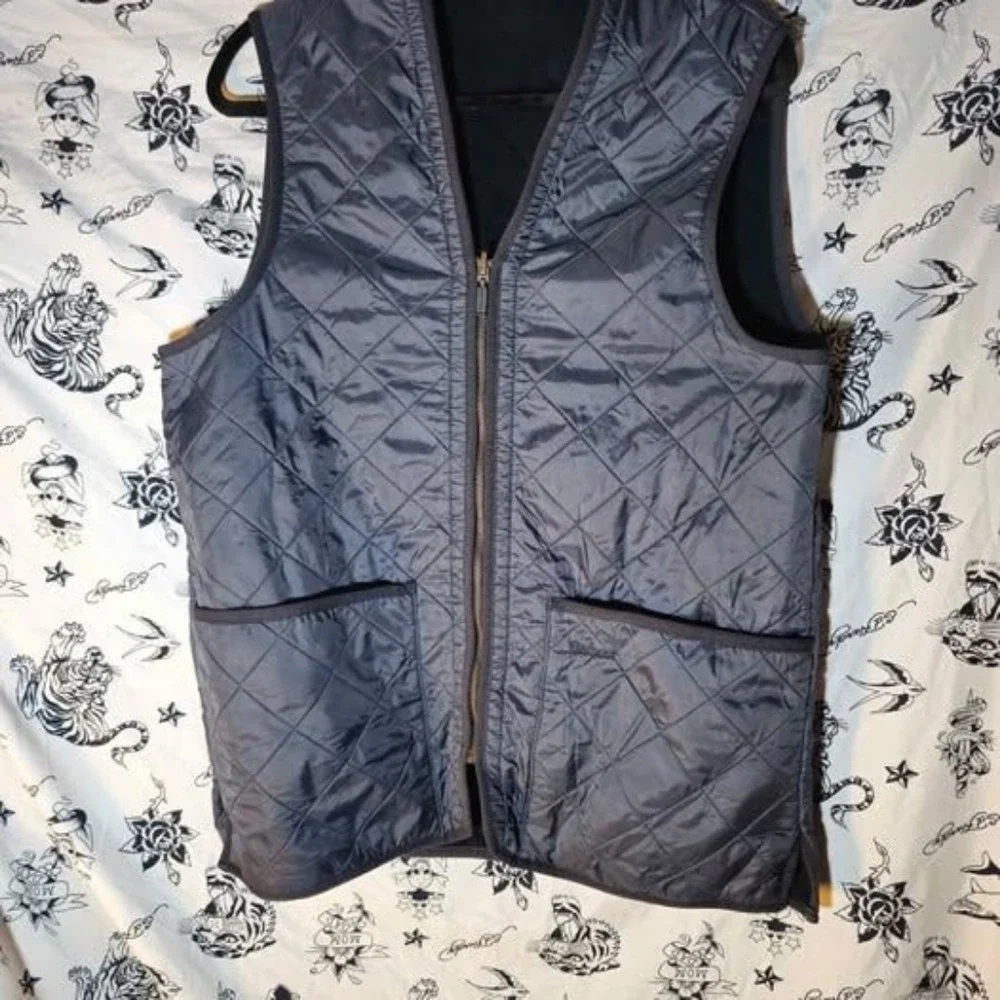 Mens's Medium Barbour Polarquilt Zip-In Liner Vest - Picture 1 of 6